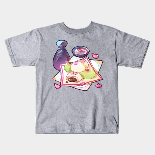 Mochi Kids T-Shirt by Clivef Poire